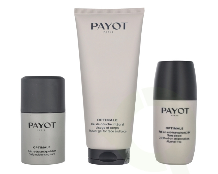 Payot Rituel Optimale Set 325 ml Shower Gel 200ml/Daily Moisturizing Care 50ml/Deo Roll-On 75ml/1x Beuaty Bag in the group BEAUTY & HEALTH / Gift sets / Gift sets for him at TP E-commerce Nordic AB (C76299)