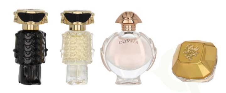 Paco Rabanne Feminine Set 19 ml Lady Million 5ml/Olympea 6ml/Fame Parfum 4ml/Fame Edp 4ml in the group BEAUTY & HEALTH / Gift sets / Gift sets for her at TP E-commerce Nordic AB (C76306)