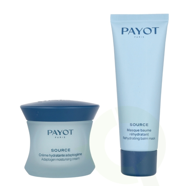 Payot Source Moisturising Ritual Set 100 ml Adaptogen Moisturing Cream 50ml/Baume Rehydratant 50ml in the group BEAUTY & HEALTH / Gift sets / Gift sets for him at TP E-commerce Nordic AB (C76307)