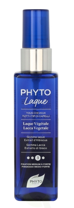 Phyto Phytolaque Blu Botanical Hair Spray 100 ml Medium Hold in the group BEAUTY & HEALTH / Hair & Styling / Hair styling / Hair spray at TP E-commerce Nordic AB (C76332)