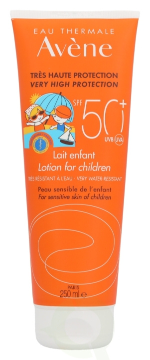 Avene Sun Very High Protection Lotion SPF50+ Children 250 ml in the group BEAUTY & HEALTH / Skin care / Tanning / Sunscreen at TP E-commerce Nordic AB (C76414)