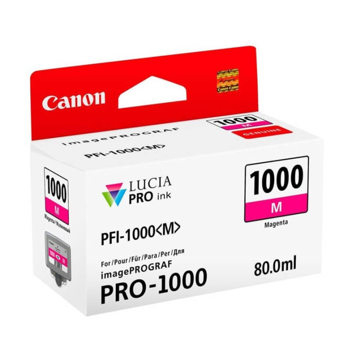 Canon Ink 0548C001 PFI-1000 Magenta in the group COMPUTERS & PERIPHERALS / Printers & Accessories / Ink & Toner / Ink cartridges / Canon at TP E-commerce Nordic AB (C76477)