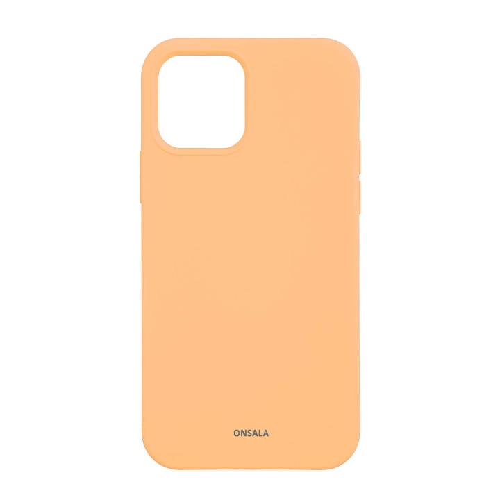 Onsala Phone Case with Silicone Feel Apricotn - iPhone 12/12 Pro in the group SMARTPHONE & TABLETS / Phone cases / Apple / iPhone 12 at TP E-commerce Nordic AB (C76515)