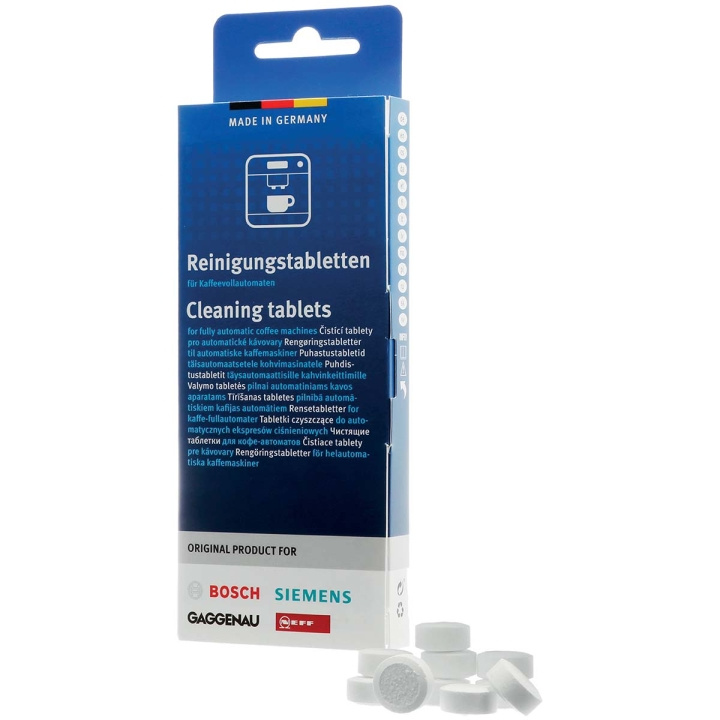 Bosch Cleaning tablets for fully automatic coffee machines and thermo jugs in the group HOME, HOUSEHOLD & GARDEN / Household appliances / Coffee makers and accessories / Filters & Accessories at TP E-commerce Nordic AB (C76556)