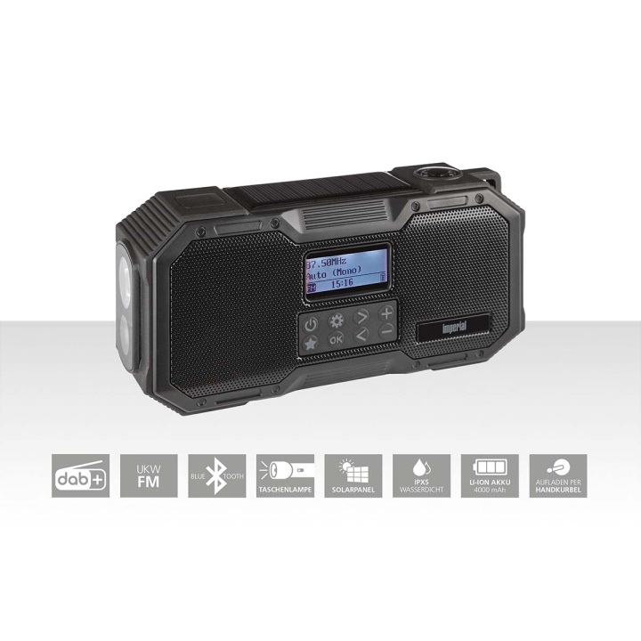 imperial DABMAN OR 1 DAB+ / FM / BLUETOOTH in the group HOME ELECTRONICS / Audio & Picture / Home cinema, Hifi & Portable / Radio & Alarm clocks / Radio at TP E-commerce Nordic AB (C76557)