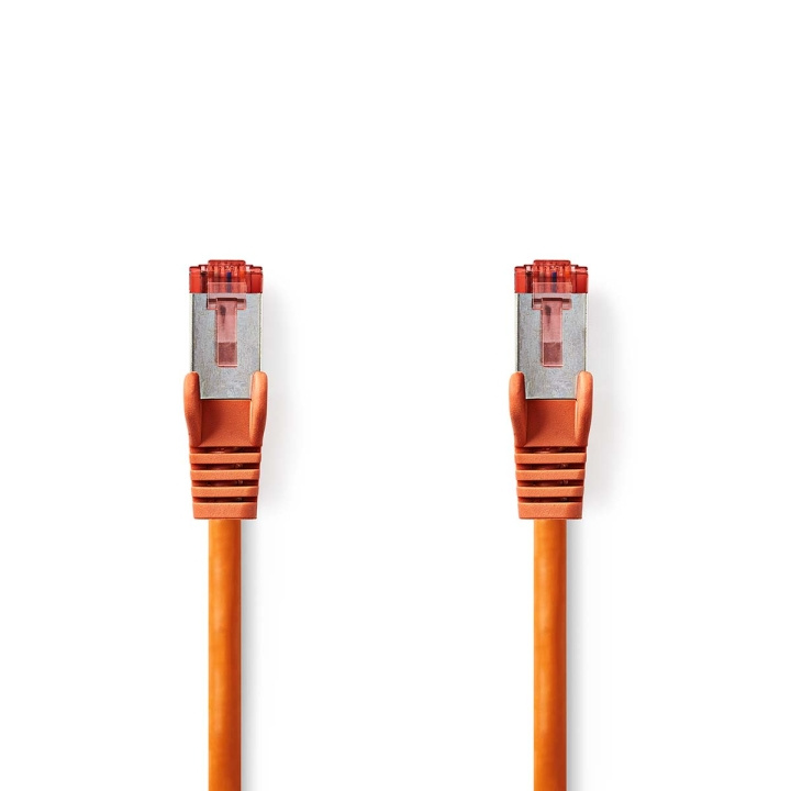 Nedis CAT6 Cable | RJ45 Male | RJ45 Male | S/FTP | 0.25 m | Round | LSZH | Orange | Label in the group COMPUTERS & PERIPHERALS / Computer cables / Network cables / Cat6 at TP E-commerce Nordic AB (C76585)