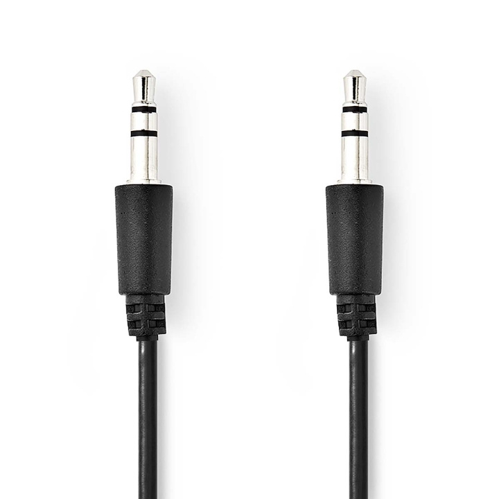 Nedis Stereo Audio Cable | 3.5 mm Male | 3.5 mm Male | Nickel Plated | 1.00 m | Round | Black | Label in the group HOME ELECTRONICS / Cables & Adapters / Audio analog / 3.5 mm at TP E-commerce Nordic AB (C76590)