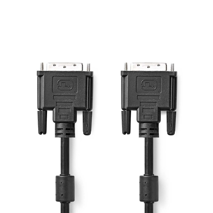 Nedis DVI Cable | DVI-D 24+1-Pin Male | DVI-D 24+1-Pin Male | 2560x1600 | Nickel Plated | 2.00 m | Straight | PVC | Black | Label in the group COMPUTERS & PERIPHERALS / Computer cables / DVI / Cables at TP E-commerce Nordic AB (C76609)