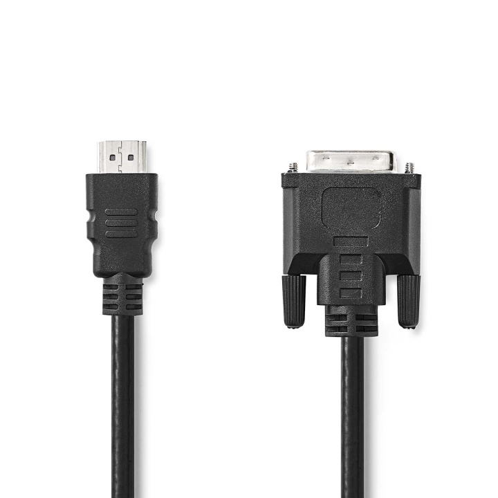 Nedis HDMI™ Cable | HDMI™ Connector | DVI-D 24+1-Pin Male | 1080p | Nickel Plated | 3.00 m | Straight | PVC | Black | Label in the group HOME ELECTRONICS / Cables & Adapters / HDMI / Cables at TP E-commerce Nordic AB (C76611)