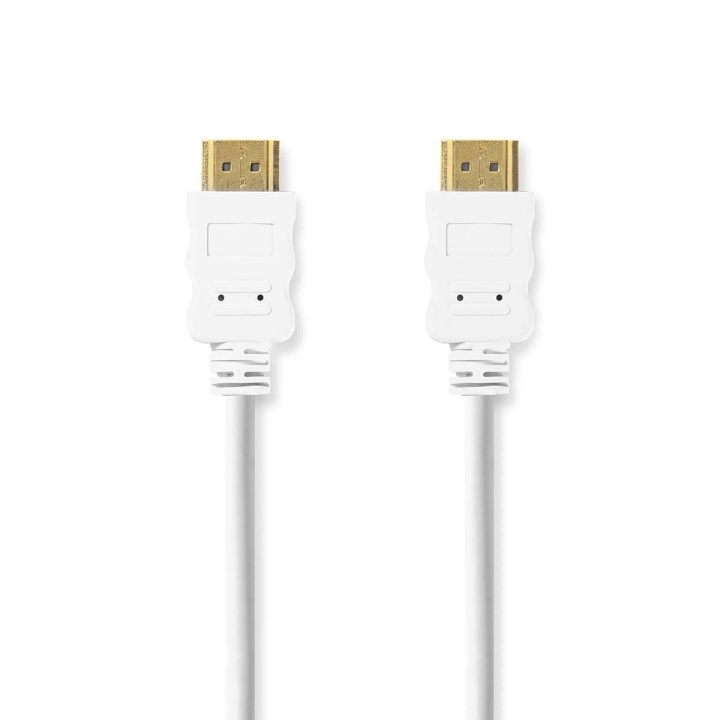 Nedis High Speed HDMI™ Cable with Ethernet | HDMI™ Connector | HDMI™ Connector | 4K@60Hz | ARC | 18 Gbps | 2.00 m | Round | PVC | White | Label in the group HOME ELECTRONICS / Cables & Adapters / HDMI / Cables at TP E-commerce Nordic AB (C76749)