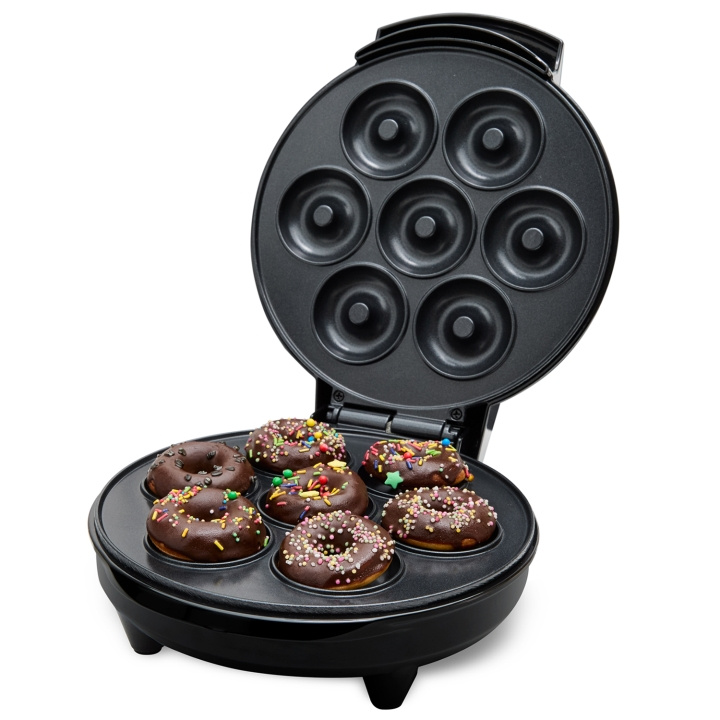 Champion Donut Maker Ceramic 7 Munkar 700W DM400 Svart in the group HOME, HOUSEHOLD & GARDEN / Household appliances / Other appliances at TP E-commerce Nordic AB (C76760)