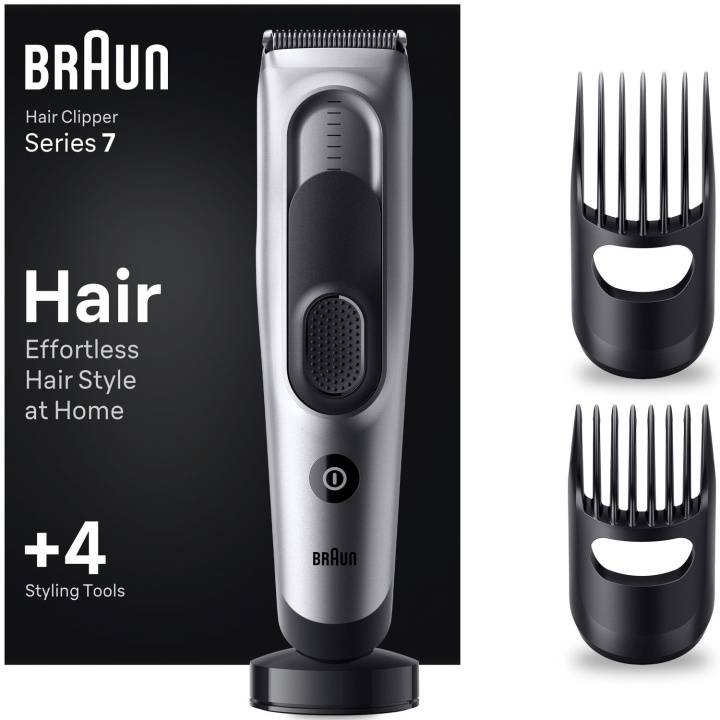 Braun Hårklippare med laddningsställ HC7390 in the group BEAUTY & HEALTH / Hair & Styling / Shaving & Trimming / Hair trimmers at TP E-commerce Nordic AB (C76771)