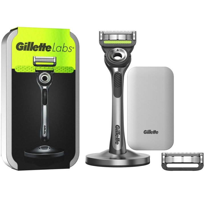 Gillette Rakhyvel Labs magnetiskt ställ & resefodral 2st in the group BEAUTY & HEALTH / Hair & Styling / Shaving & Trimming / Razors & Accessories at TP E-commerce Nordic AB (C76783)