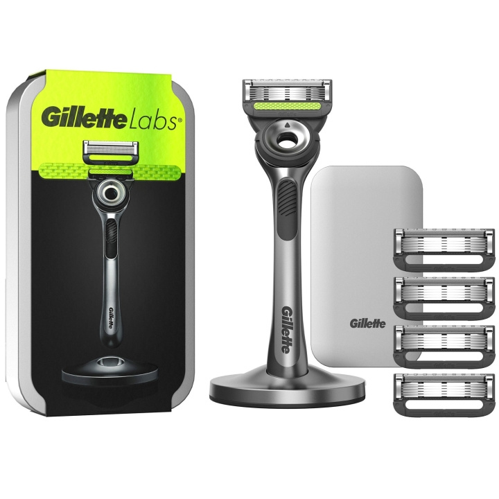 Gillette Rakhyvel Labs magnetiskt ställ & resefodral 5st in the group BEAUTY & HEALTH / Hair & Styling / Shaving & Trimming / Razors & Accessories at TP E-commerce Nordic AB (C76784)