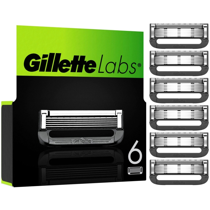 Gillette Rakblad Labs 6st in the group BEAUTY & HEALTH / Hair & Styling / Shaving & Trimming / Razors & Accessories at TP E-commerce Nordic AB (C76785)