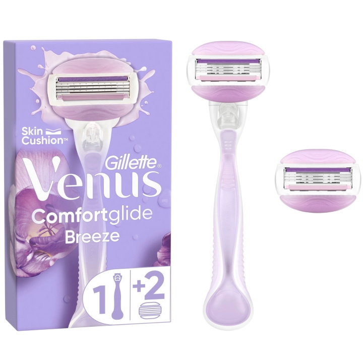 Gillette Rakhyvel Venus Comfortglide Breeze 2st rakblad in the group BEAUTY & HEALTH / Hair & Styling / Shaving & Trimming / Razors & Accessories at TP E-commerce Nordic AB (C76787)