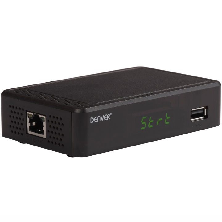 Denver DTB-148 DVT-T2 h.265 box for FTA (Free To Air), Bargain in the group HOME ELECTRONICS / Audio & Picture / TV & Accessories / Terrestrial/Boxer at TP E-commerce Nordic AB (C76801D)