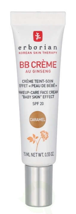 Erborian BB Cream Au Ginseng 5-In-1 Baby Skin Effect SPF20 15 ml Caramel in the group BEAUTY & HEALTH / Skin care / Face / Face creams at TP E-commerce Nordic AB (C76916)