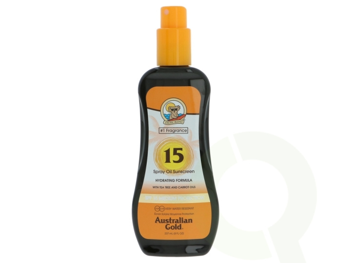 Australian Gold Carrot Spray Oil Sunscreen SPF15 237 ml Carrot Oil Formula in the group BEAUTY & HEALTH / Skin care / Tanning / Sunscreen at TP E-commerce Nordic AB (C77038)