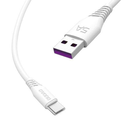 Dudao L2T USB-A to USB-C cable 2m white in the group COMPUTERS & PERIPHERALS / Computer cables / USB / USB-C at TP E-commerce Nordic AB (C77118)