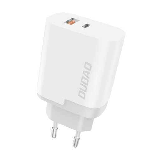 Dudao A6XSEU Adapter 22.5Watt 1xUSB-C + 1xUSB-A in the group SMARTPHONE & TABLETS / Chargers & Cables / Wall charger / Wall charger USB at TP E-commerce Nordic AB (C77120)