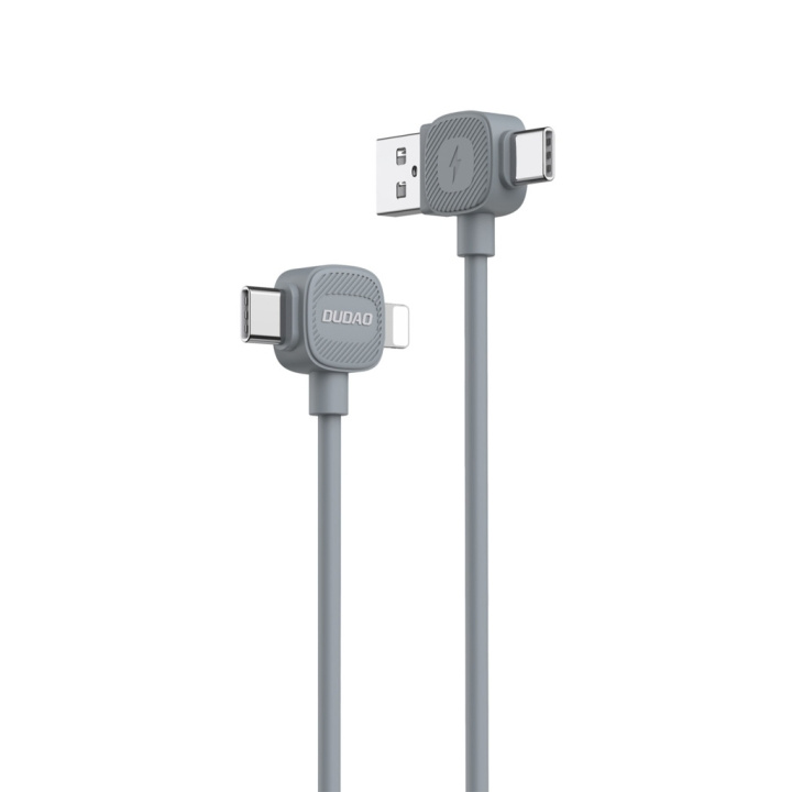 Dudao L20S 4-i-1 USB-C/USB-A/Lightning Fast Charging-kabel 1m in the group COMPUTERS & PERIPHERALS / Computer cables / USB / USB-C at TP E-commerce Nordic AB (C77139)