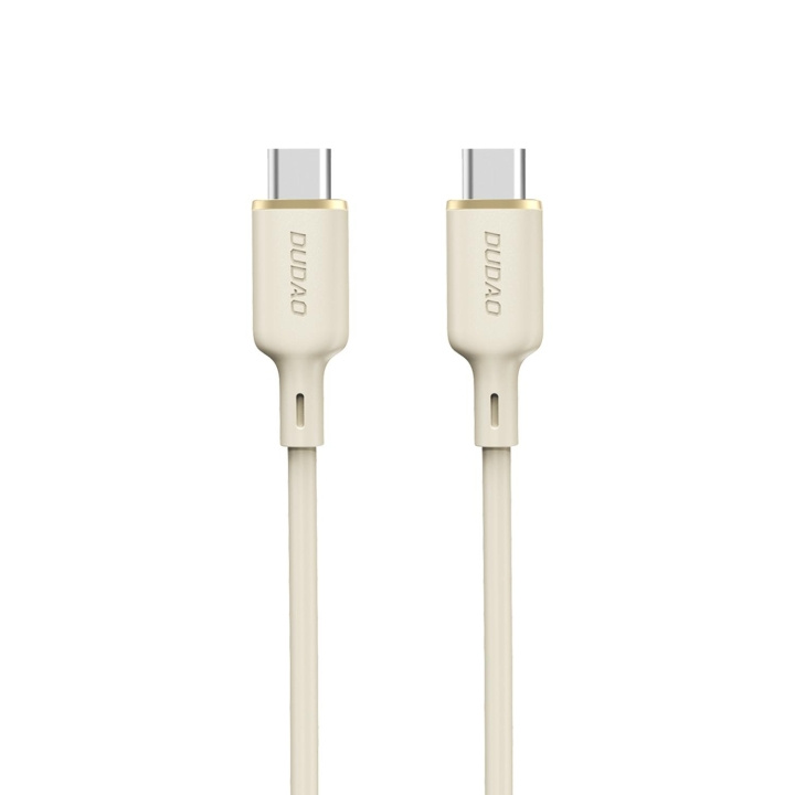 Dudao L7SCC USB-C to USB-C cable 100W 1m White in the group COMPUTERS & PERIPHERALS / Computer cables / USB / USB-C at TP E-commerce Nordic AB (C77154)