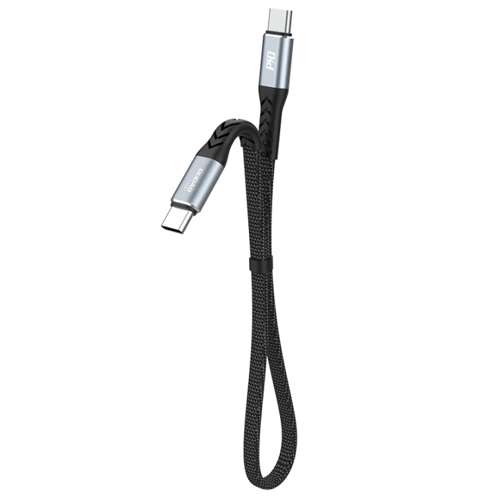 Dudao L10C USB-C to USB-C cable 100W 0.23 m black in the group COMPUTERS & PERIPHERALS / Computer cables / USB / USB-C at TP E-commerce Nordic AB (C77158)