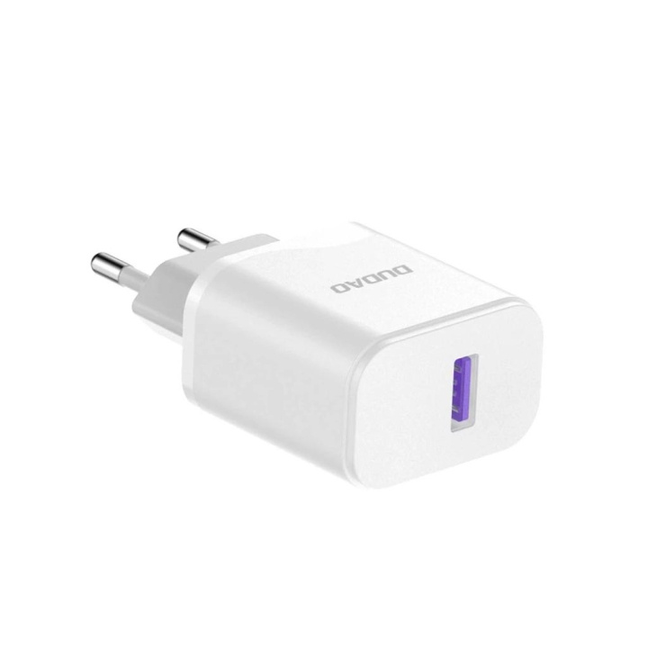 Dudao A20EU Adapter 18Watt 1xUSB-A in the group SMARTPHONE & TABLETS / Chargers & Cables / Wall charger / Wall charger USB at TP E-commerce Nordic AB (C77170)