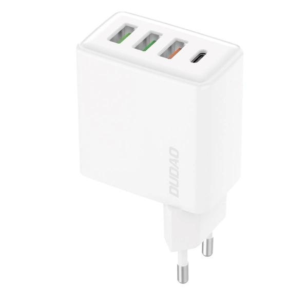 Dudao A5HEU Adapter 20Watt 1xUSB-C + 3xUSB-A in the group SMARTPHONE & TABLETS / Chargers & Cables / Wall charger / Wall charger USB at TP E-commerce Nordic AB (C77180)