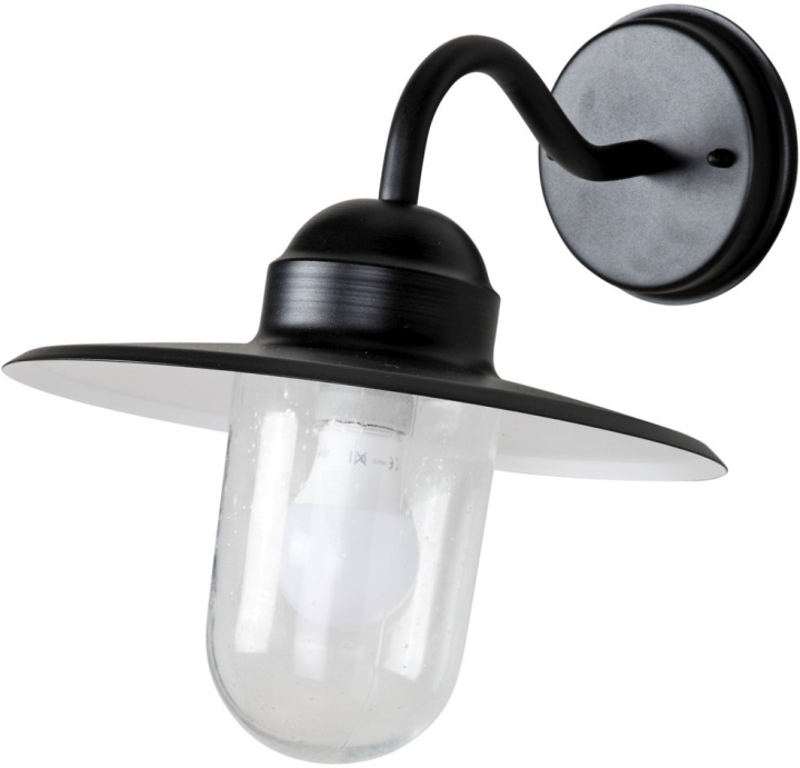 Airam Arvika wall lamp, E27, black in the group HOME ELECTRONICS / Lighting / Wall lights at TP E-commerce Nordic AB (C77248)