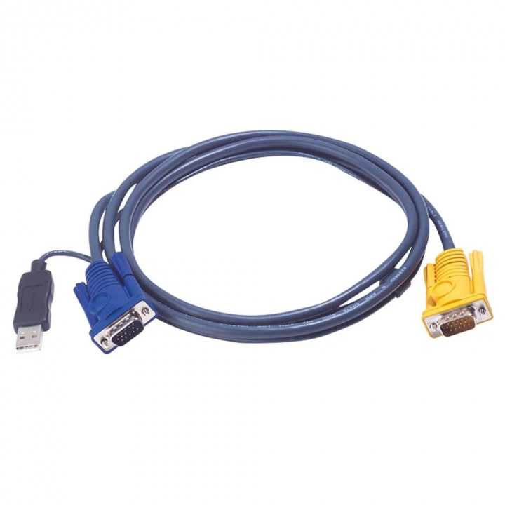 ATEN 2L-5203UP USB KVM Cable, 3m in the group COMPUTERS & PERIPHERALS / Computer cables / Other computer cables at TP E-commerce Nordic AB (C77287)