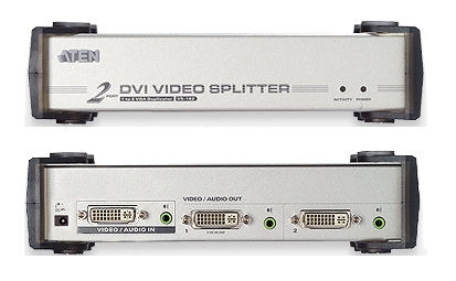 ATEN VS-162 DVI splitter/splitter, 1 > 2, DVI-I Single Link + audio in the group COMPUTERS & PERIPHERALS / Computer cables / Switches at TP E-commerce Nordic AB (C77307)