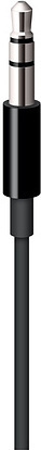 Apple Lightning - 3.5 mm Audio Cable, black (MR2C2) in the group HOME ELECTRONICS / Cables & Adapters / Audio Digital at TP E-commerce Nordic AB (C77325)