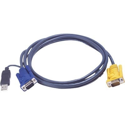 ATEN KVM cable, SPHD15 male > HD15 male & USB A-type male, 5m in the group COMPUTERS & PERIPHERALS / Computer cables / Other computer cables at TP E-commerce Nordic AB (C77362)