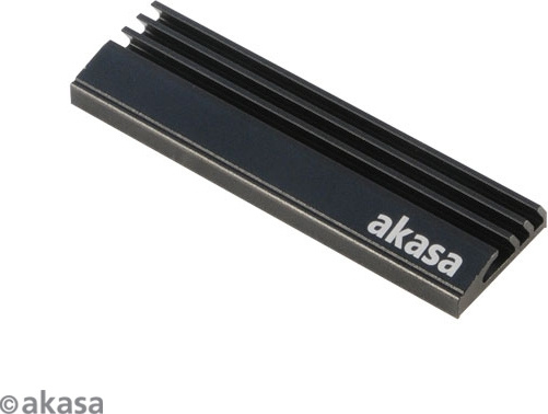 Akasa M.2 SSD heatsink - heat sink for M.2 card in the group COMPUTERS & PERIPHERALS / Computer components / Harddrives / Adapters & Accessories at TP E-commerce Nordic AB (C77407)