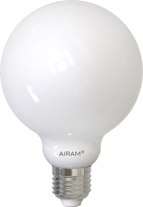 Airam SmartHome G95 light bulb, E27, opal, 806lm, 2700-6500K, WiFi in the group HOME, HOUSEHOLD & GARDEN / Smart home / Smart Lights at TP E-commerce Nordic AB (C77490)