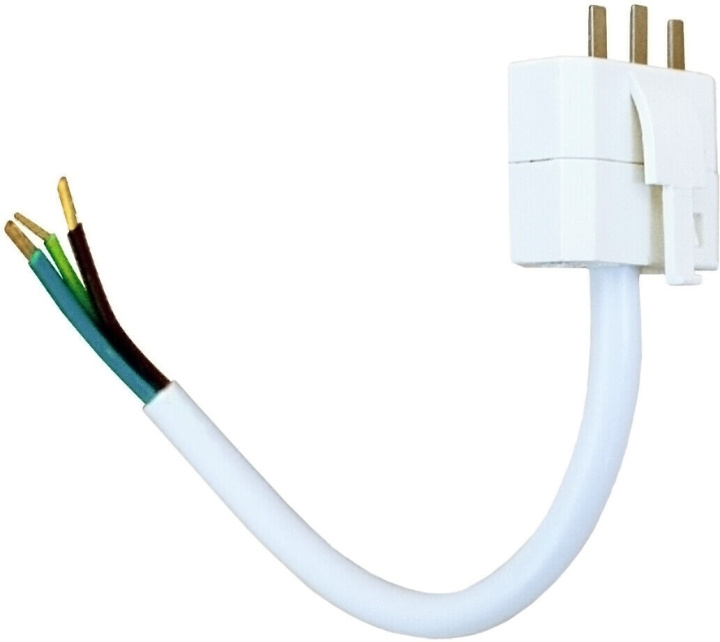 Airam DCL Receptacle, grounded, wired, white in the group HOME ELECTRONICS / Lighting / Accessories at TP E-commerce Nordic AB (C77523)