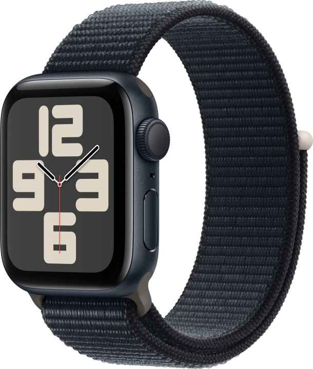 Apple Watch SE (GPS) 40 mm midnight blue aluminium case and midnight blue Sport Loop strap (MRE03) in the group SMARTPHONE & TABLETS / Excercise, home & leisure / Apple Watch & Accessories / Apple Watch at TP E-commerce Nordic AB (C77610)