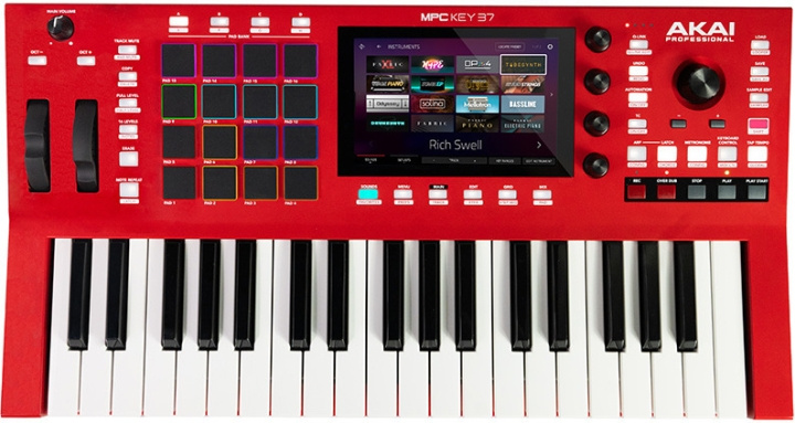 Akai MPC Key 37 sampler workstation in the group Sport, leisure & Hobby / Hobby / Music at TP E-commerce Nordic AB (C77791)