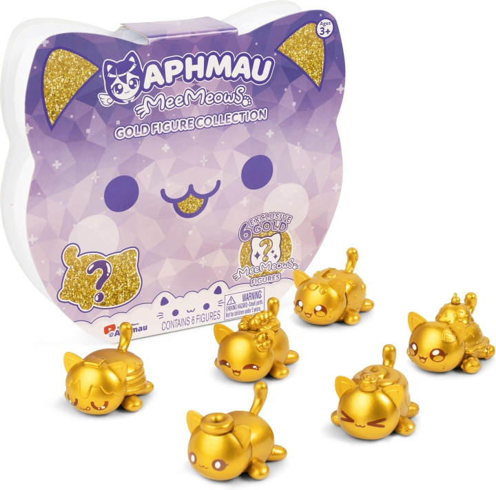 Aphmau Mystery MeeMeows Multi- Pack - gold collectible figurines 6-pack in the group TOYS, KIDS & BABY PRODUCTS / Toys / Toys at TP E-commerce Nordic AB (C77795)