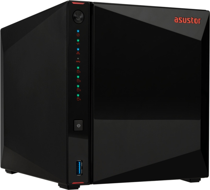 ASUSTOR AS5404T network server in the group COMPUTERS & PERIPHERALS / Network / NAS-units at TP E-commerce Nordic AB (C77846)