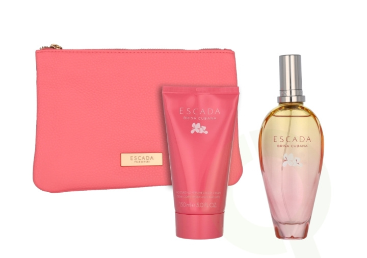 Escada Brisa Cubana Giftset 250 ml Limited Edition - Edt Spray 100ml/Body Lotion 150ml/Bag in the group BEAUTY & HEALTH / Gift sets / Gift sets for her at TP E-commerce Nordic AB (C77926)