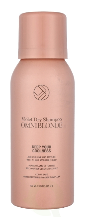 Omniblonde Keep Your Coolness Violet Dry Shampoo 100 ml in the group BEAUTY & HEALTH / Hair & Styling / Hair care / Dry schampoo at TP E-commerce Nordic AB (C77993)