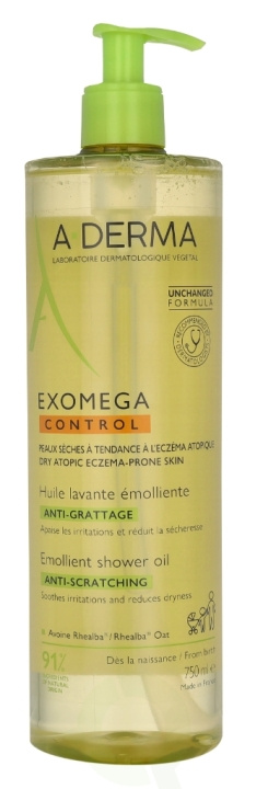 A-Derma Exomega Control Emollient Cleansing Oil 750 ml in the group BEAUTY & HEALTH / Skin care / Body health / Body oil at TP E-commerce Nordic AB (C77999)