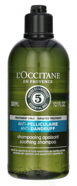 L\'Occitane 5 Ess. Oils Anti-Dandruff Shampoo 300 ml in the group BEAUTY & HEALTH / Hair & Styling / Hair care / Schampoo at TP E-commerce Nordic AB (C78002)