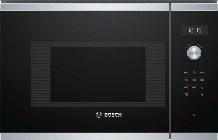 Bosch BFL524MS0 Series 6 microwave, steel in the group HOME, HOUSEHOLD & GARDEN / Household appliances / Microwave ovens at TP E-commerce Nordic AB (C78077)