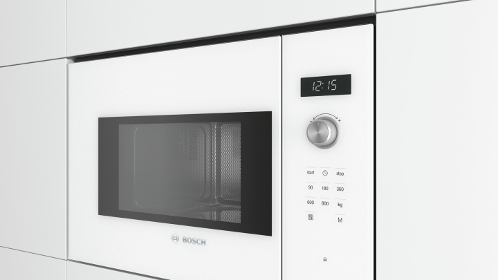 Bosch BFL524MW0 Series 6 microwave, white in the group HOME, HOUSEHOLD & GARDEN / Household appliances / Microwave ovens at TP E-commerce Nordic AB (C78078)