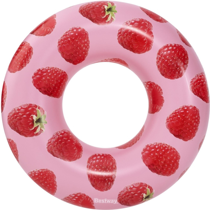 Bestway Raspberry swimming ring, 119 cm in the group TOYS, KIDS & BABY PRODUCTS / Outdoor toys / Bath toys at TP E-commerce Nordic AB (C78283)