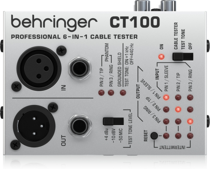 BEHRINGER CT100 cable tester in the group Sport, leisure & Hobby / Hobby / Music / Musical instrument at TP E-commerce Nordic AB (C78320)